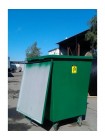 Контейнер для мусора квадратный на колесах 0,75 м/куб..
