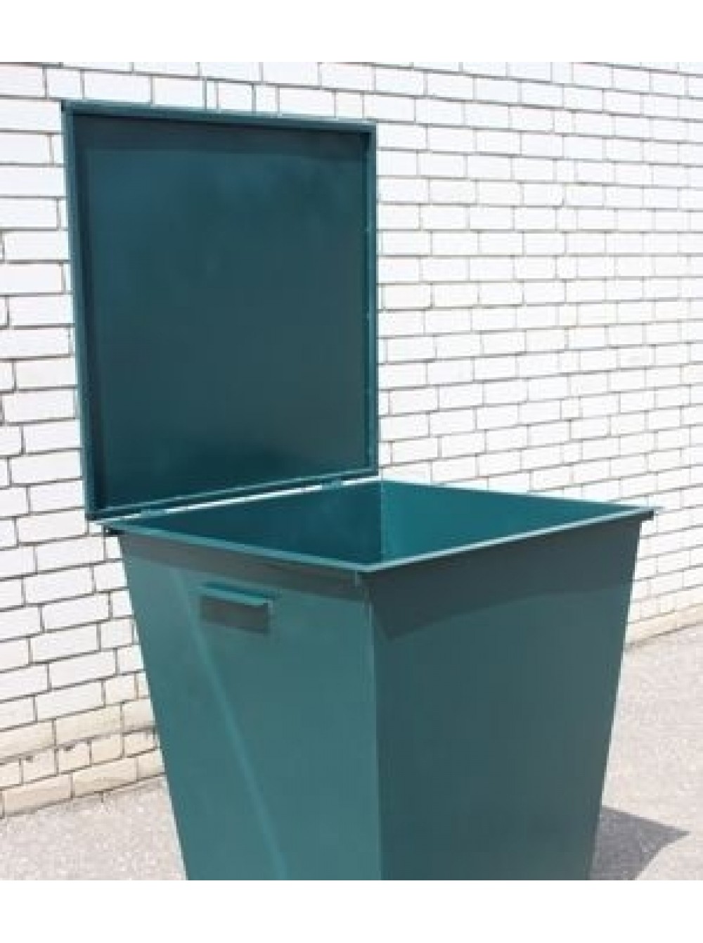 Купить Контейнер для мусора металлический с крышкой 0,75 м/куб