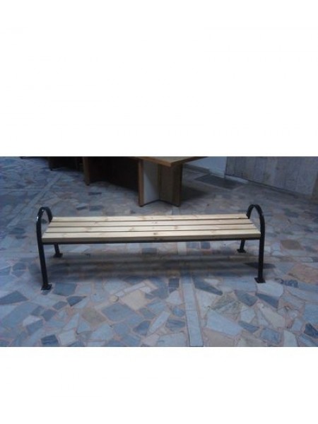 Антивандальная скамейка металлическая Полянка, 2 метра.