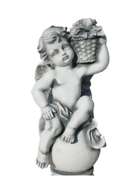 Фигурка Ангел на шаре с корзинкой (4.12).