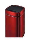 Сенсорное мусорное ведро EKO, тёмно-красный металлик, премиум-класс, 21 литр (EK9288P-21L-MCRD).