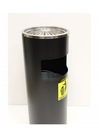 Металлическая урна для мусора Кемер с внутренним ведром.
