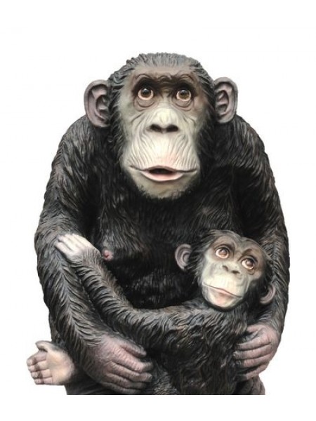 Фигурка Обезьянка с обезьянкой (5.76).