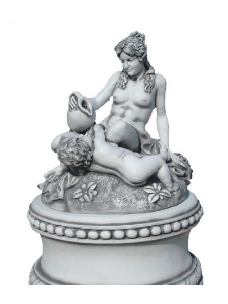 Фигурка для фонтана Девушка с мальчиком (31.1).